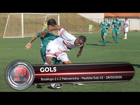 GOLS:  Botafogo 2x2 Palmeirinha - Paulista Sub-15 - 28/05/2016