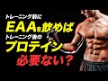トレーニング前にEAAを飲めばトレーニング後のプロテインは必要ない?【ビーレジェンド プロテイン】