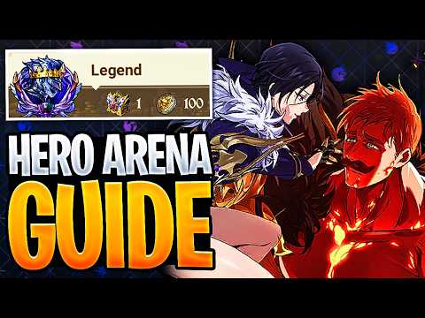 Complete HERO ARENA LEGEND Difficulty Guide! Going Second Strategy! | Seven Deadly Sins: Grand Cross