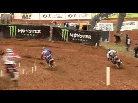 MXGP of Brazil 2013 - Mel Pocock overtakes Alexander Tonkov - Motocross