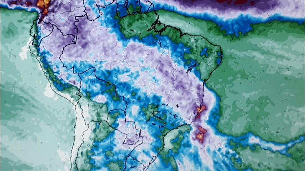 Tempo no Brasil de 13 a 19/11/2022 e projeção atual de acumulado de chuva entre 19 e 25 do mês!