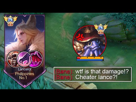 SORRY META BANE YOU CAN ONE SHOT MY TEAM BUT NOT MY LANCELOT!! | BEST LANCELOT BUILD & EMBLEM 2025!