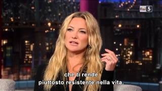Kate Hudson @ David Letterman Show 24/04/13 SUB ITA