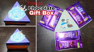 Triangle Shaped Rakshabandhan Chocolate Gift Box chocolate 🍫 - Tuber Tip