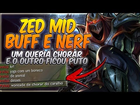 UM QUERIA CHORAR E O OUTRO CHAMOU ZED DE CHAMP DE ANIMAL, ESQUECI DE AGRADECER HAHA - GAMEPLAY