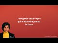 Joe Dassin - L'été indien (Paroles)