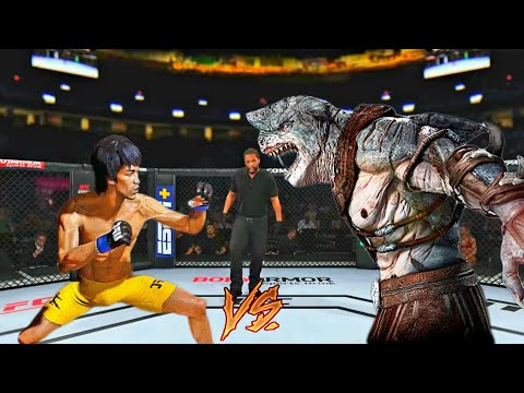 Bruce Lee vs. Shark Man - EA Sports UFC 4
