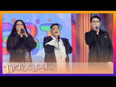 Three perform their LGBTQIA+ themed single 'Bilang!' | TiktoClock