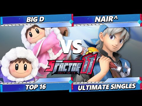 S Factor 11 - Nair^ (Hero) Vs. Big D (Ice Climbers) Smash Ultimate - SSBU