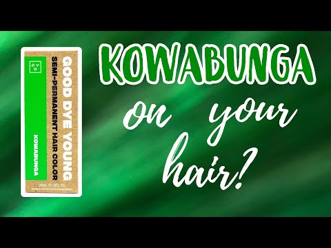 Good Dye Young KOWABUNGA | Hair Swatches