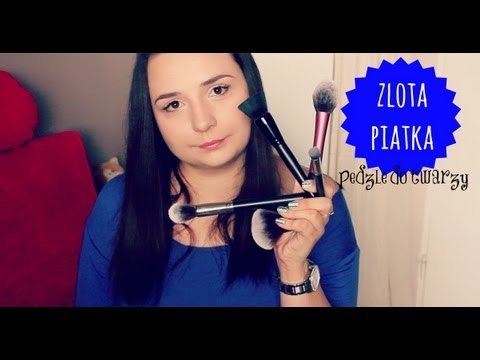 Złota piątka -  pędzle do twarzy
