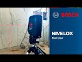 videoNIVEL LASER BOSCH NIVELOX 15 MT CON TRIPODE Y MALETIN