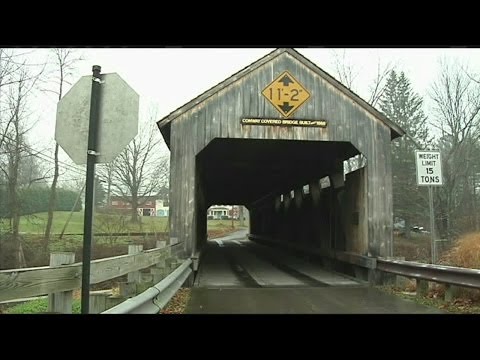Covered bridge in Conway re-opened