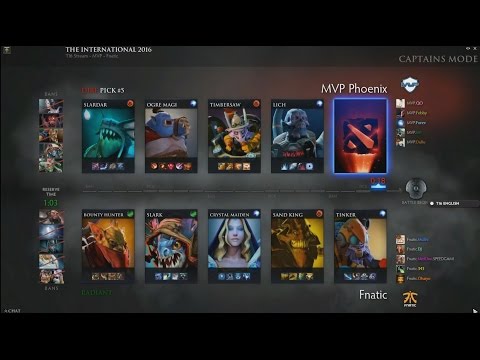 Fnatic (Mushi Tinker) VS MVP (Forev Dark Seer) Game 1 Highlights - Dota2 TI6