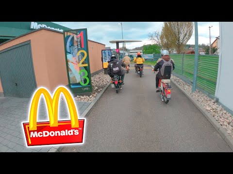 In the MC DRIVE with the MOPEDS | Simson Motovlog