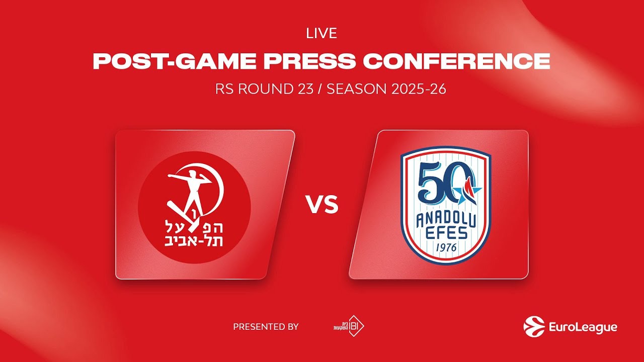 Post game press conference | Hapoel IBI Tel Aviv - Anadolu Efes Istanbul