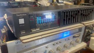 Video thumbnail for Vintage Technics SH-8044 Stereo Graphic Equalizer EQ Black Test by 1212audioart
