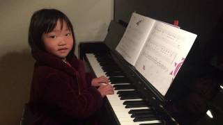 Vera playing piano #4 - Shoo Fly Don't Bother Me