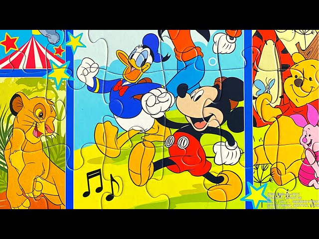 Vídeo relacionado con Educa - Mouse Disney Mickey and Friends. 2 Puzzles Infantiles de Madera de 50 Piezas. +4 años (18880)