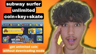 How to get unlimited coin+key+skate in subway surfer with file manager