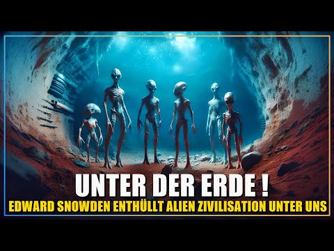Eine fortgeschrittene Zivilisation lebt im Untergrund... Edward Snowden Enthüllung zu UFOs & Aliens