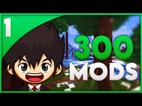WhiteSN -  THIS MODPACK CONTAINS 300 MODS!!!  (Minecraft Modded | Episode 1)