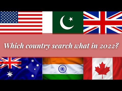 Countries Top google searches in 2022 | INFOTAINMENT MEDIA
