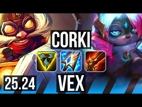 CORKI vs VEX (MID) | KR Master | 25.24