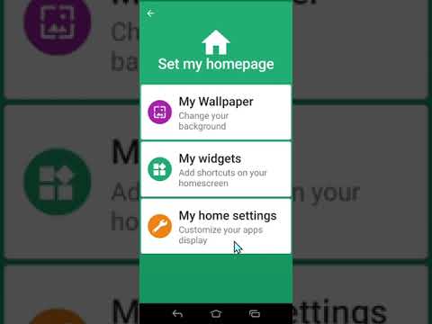 Change from Doro EVA mode to Android mode using Set application