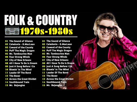 Old Folk Songs 🍀 The Best of Folk Songs 70's 80's Collection 🌹 Country Folk Songs