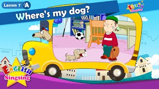 Lesson 7_(A)Where's my dog? - In On Under - Cartoon Story - English Education - for kids
