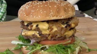 The Habit Double Charburger With Cheese Copycat Recipe! by Ballistic BBQ
