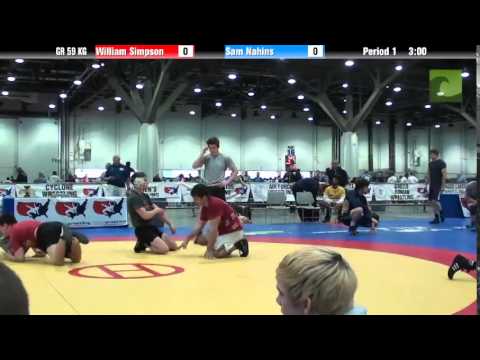 Greco GR 59 KG - William Simpson vs. Sam Nahins