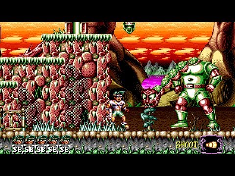 Jim Power in Mutant Planet Longplay (Amiga) [QHD]