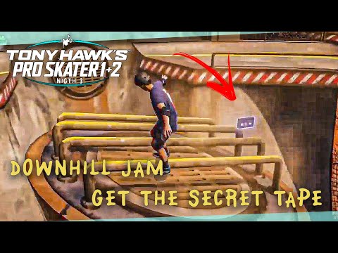 Tony Hawk's Pro Skater 1+2 Get The Secret Tape - Downhill Jam Map
