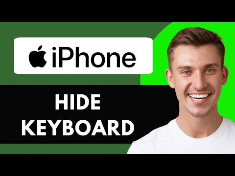 HOW TO HIDE/COLLAPSED KEYBOARD ON IPHONE (2025 UPDATED TUTORIAL)