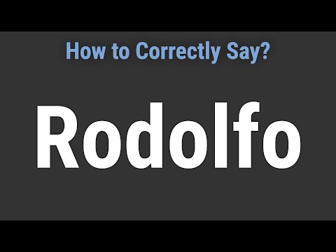 How to Pronounce Name Rodolfo (Correctly!)