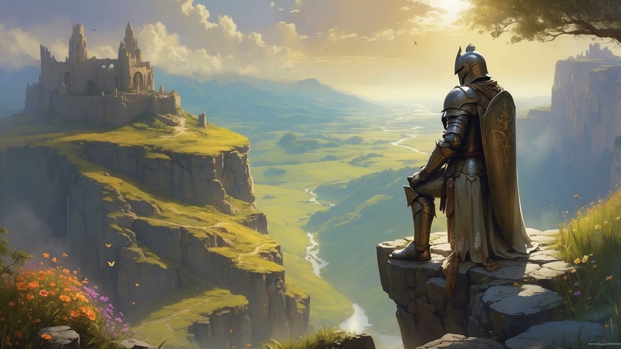 A Knight's Solitude | Enchanting Medieval Ambience with Ancient Wind Sounds