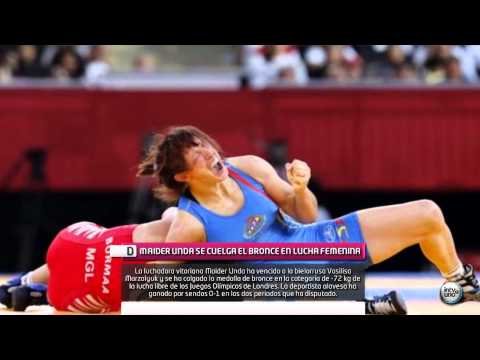MAIDER UNDA, MEDALLA DE BRONCE EN LUCHA LIBRE FEMENINA - JJ.OO LONDRES 2012