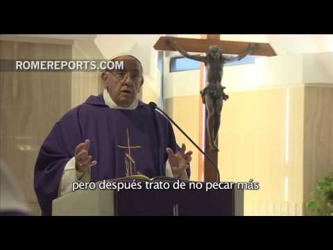 Papa en Santa Marta: “Una cosa es el pecado y otra es la corrupción”