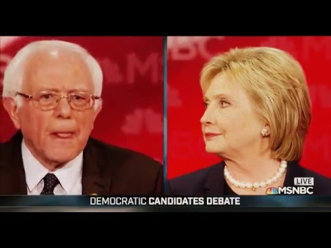Hillary Clinton vs Bernie Sanders - MSNBC Democratic Debate (New Hampshire)
