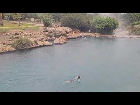 גם בסופה שחיינים בגן השלושה