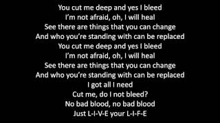 Jess Glynne - Bad Blood Lyrics