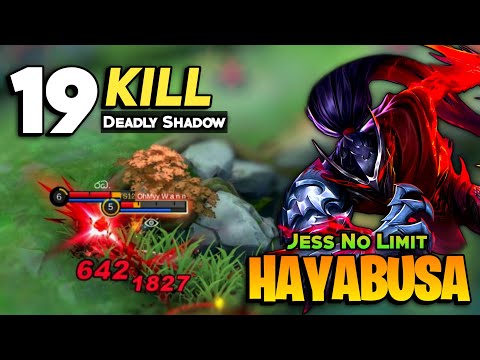 19 KILL! Hayabusa Best Build 2021 [ Top Global Hayabusa Gameplay ] By Jess No Limit - Mobile Legends