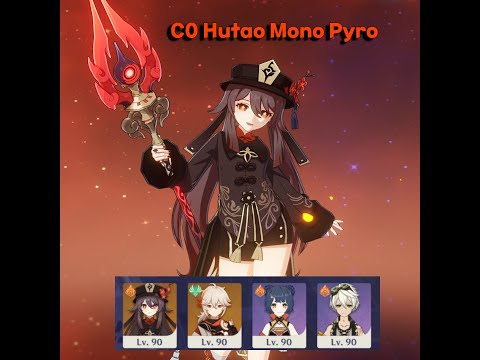 C0 Hutao is Awesome! Hutao Mono Pyro | Floor 12 Spiral Abyss 3.3 #F2P