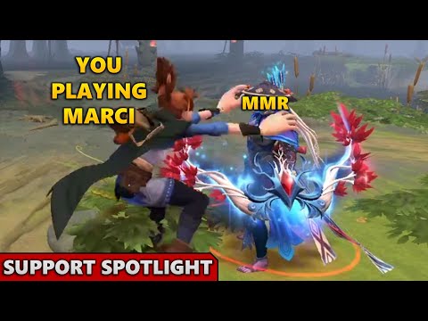 Support Spotlight: Marci Soft Support | Dota 2 7.32c