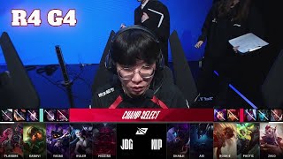 JDG vs NIP - Game 4 | Round 4 S14 LPL Spring Playoffs 2024 | JD Gaming vs Ninjas in Pyjamas G4 full