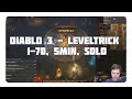 Diablo 3 Leveltrick 1 70 Solo 5min