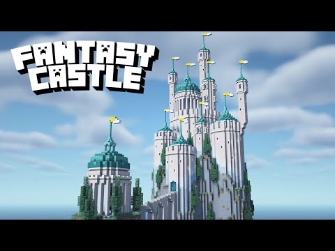 HappySheep242 - How To Build A Fantasy Castle In Minecraft 1.17.1! Minecraft Building Tutorial