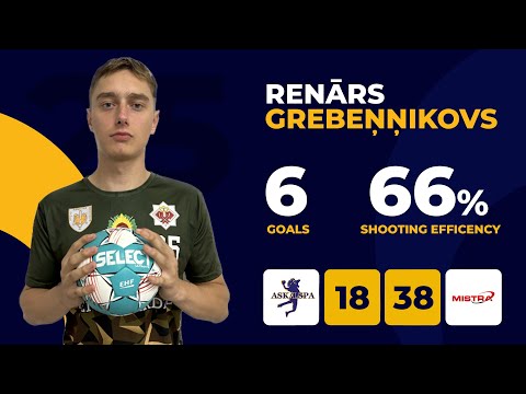 #25 Renārs Grebeņņikovs - Top Scorer ASK Zemssardze/RSU against MISTRA | BHL 24/25 Main Round